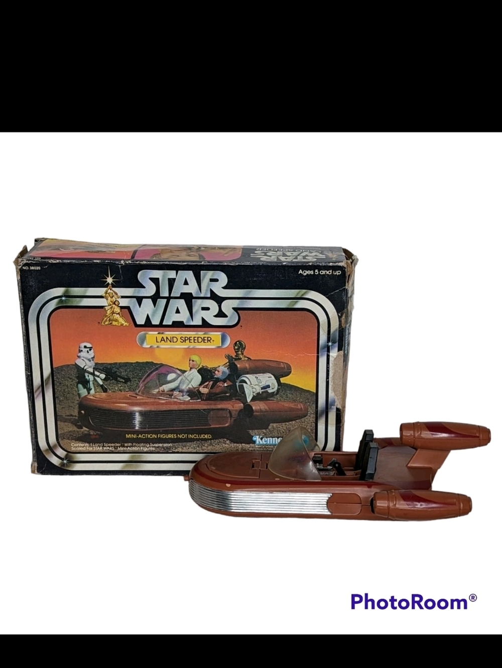 1978 Star Wars Land Speeder Toy Space Vehicle W/Floating Suspension By Kenner